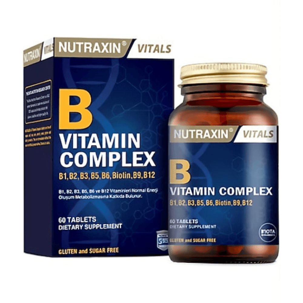Nutraxin B Complex Vitamin 60 Kapsül