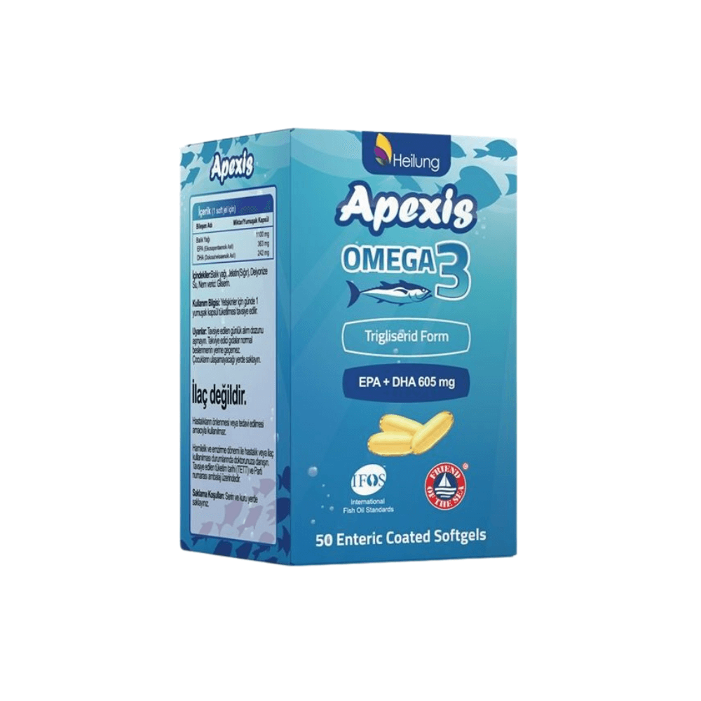 Apexis Omega-3 50 Kapsül Balık Yağı