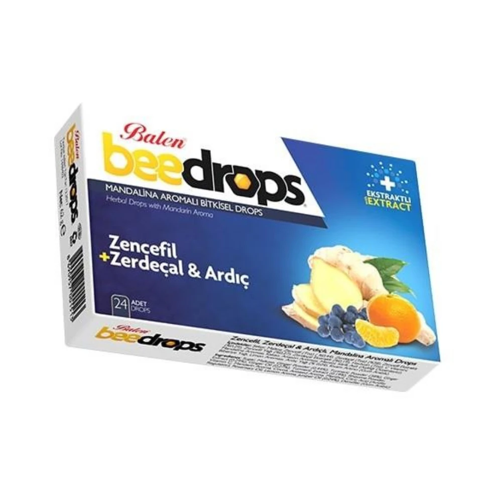 Balen Mandalina Aromalı Bitkisel Drops 24 Adet