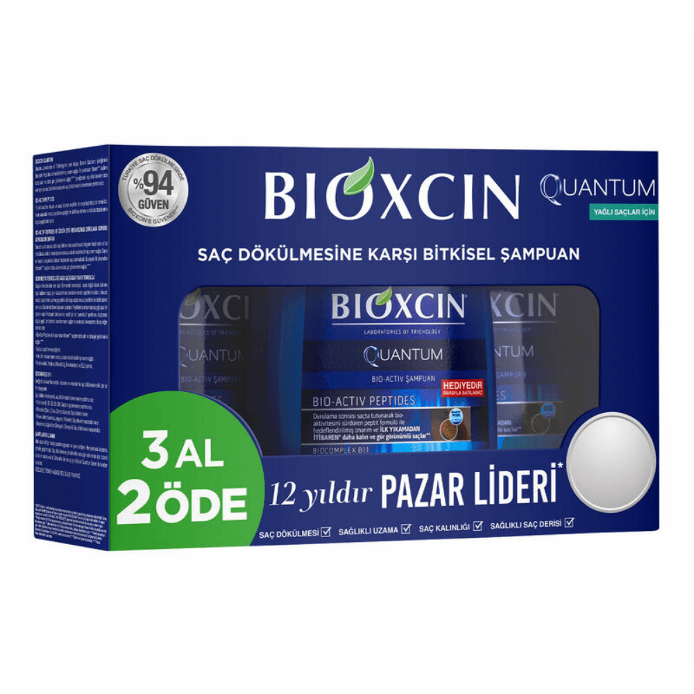Bioxcin Quantum Şampuan 3 Al 2 Öde Yağlı Saçlar