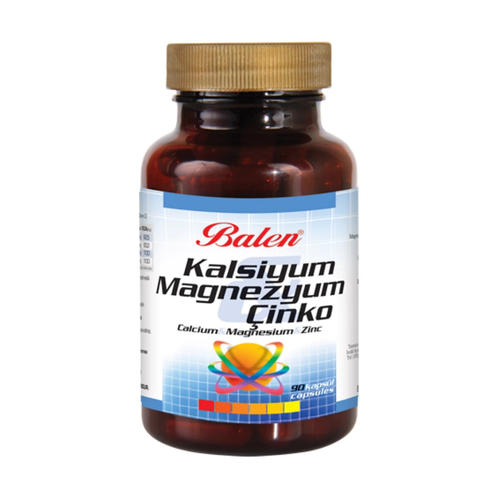 Balen Kalsiyum Magnezyum Çinko 90 Kapsül