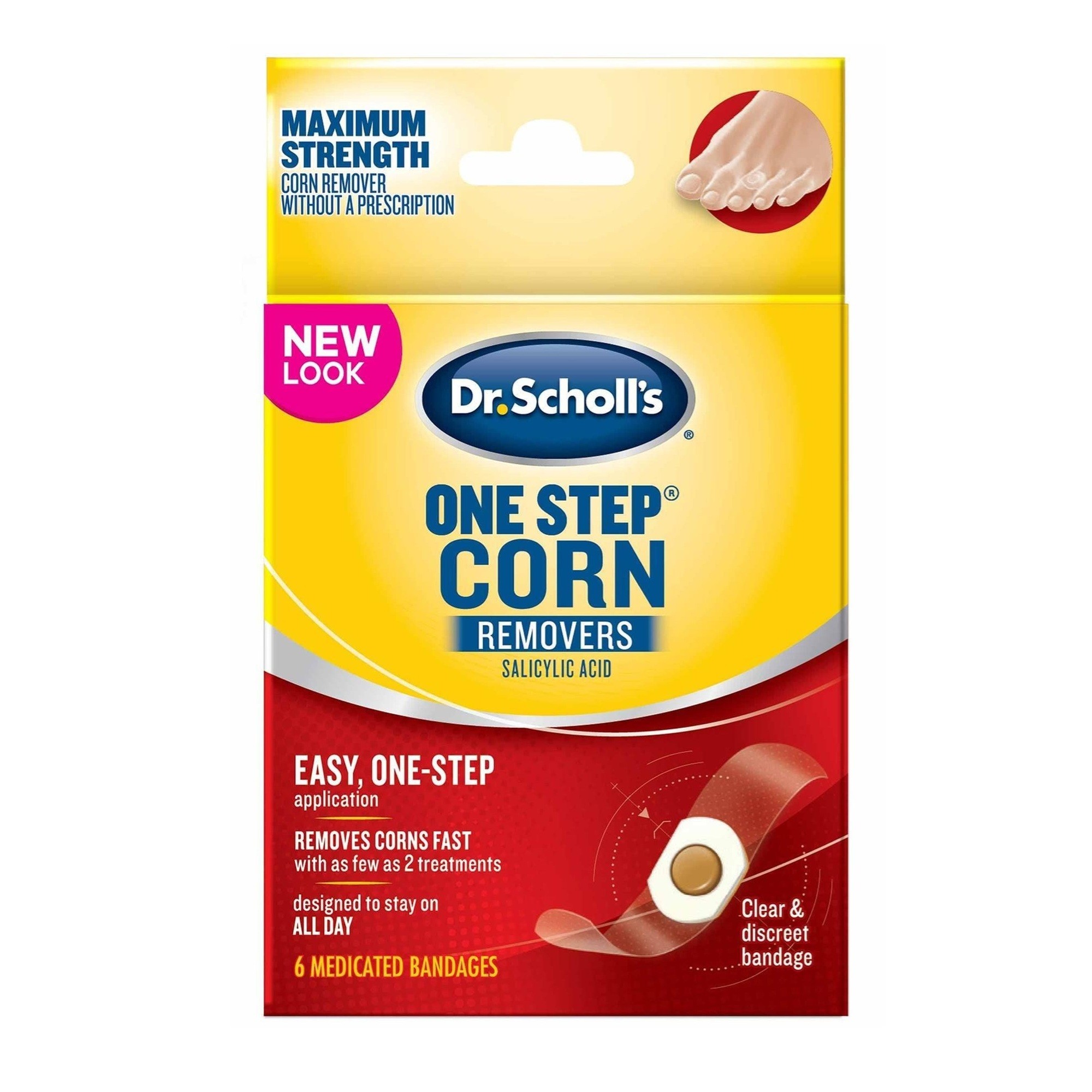 Scholl Nasır Sökücü One Step Flaster 6'lı