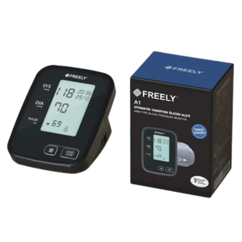 Freely A1 Koldan Ölçer Tansiyon Aleti Türkçe Konuşan 2 Kullanıcılı Hafızalı
