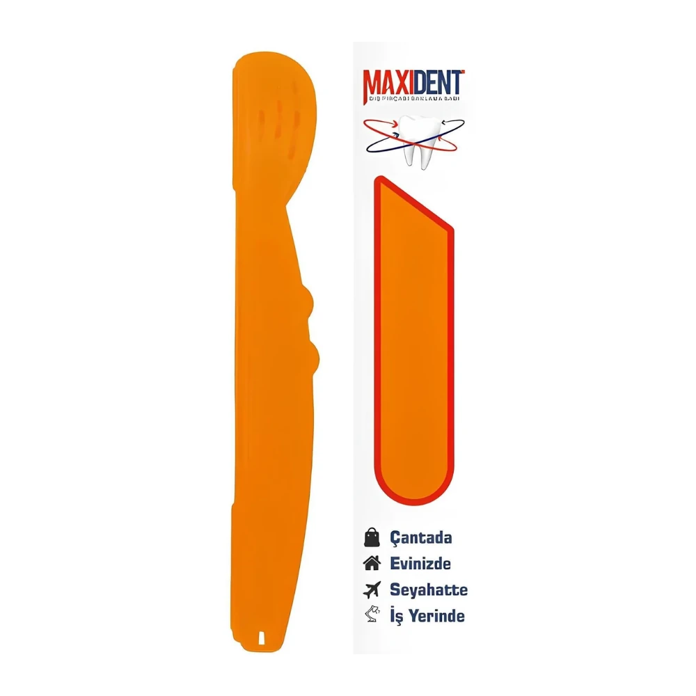 Maxident Diş Fırçası Saklama Kabı Turuncu