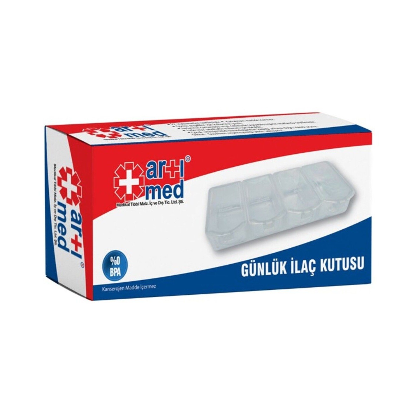Artımed Günlük İlaç Saklama Kutusu