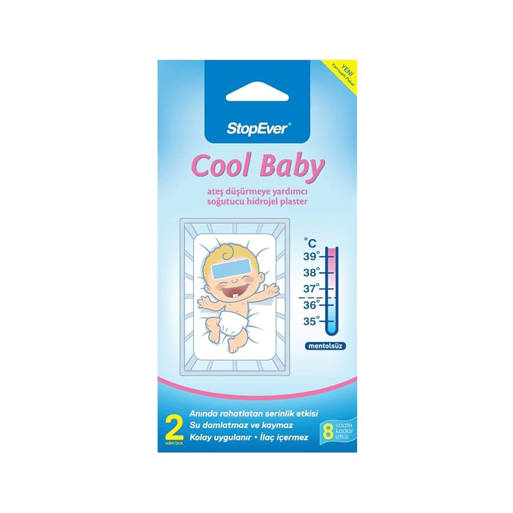 Stopever Cool Baby Ateş Düşürücü Bant 2'li