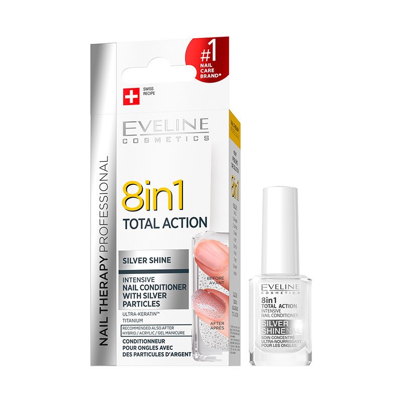 Eveline 8in1 Total Action Yoğun Tırnak Sertleştirici 12 ml