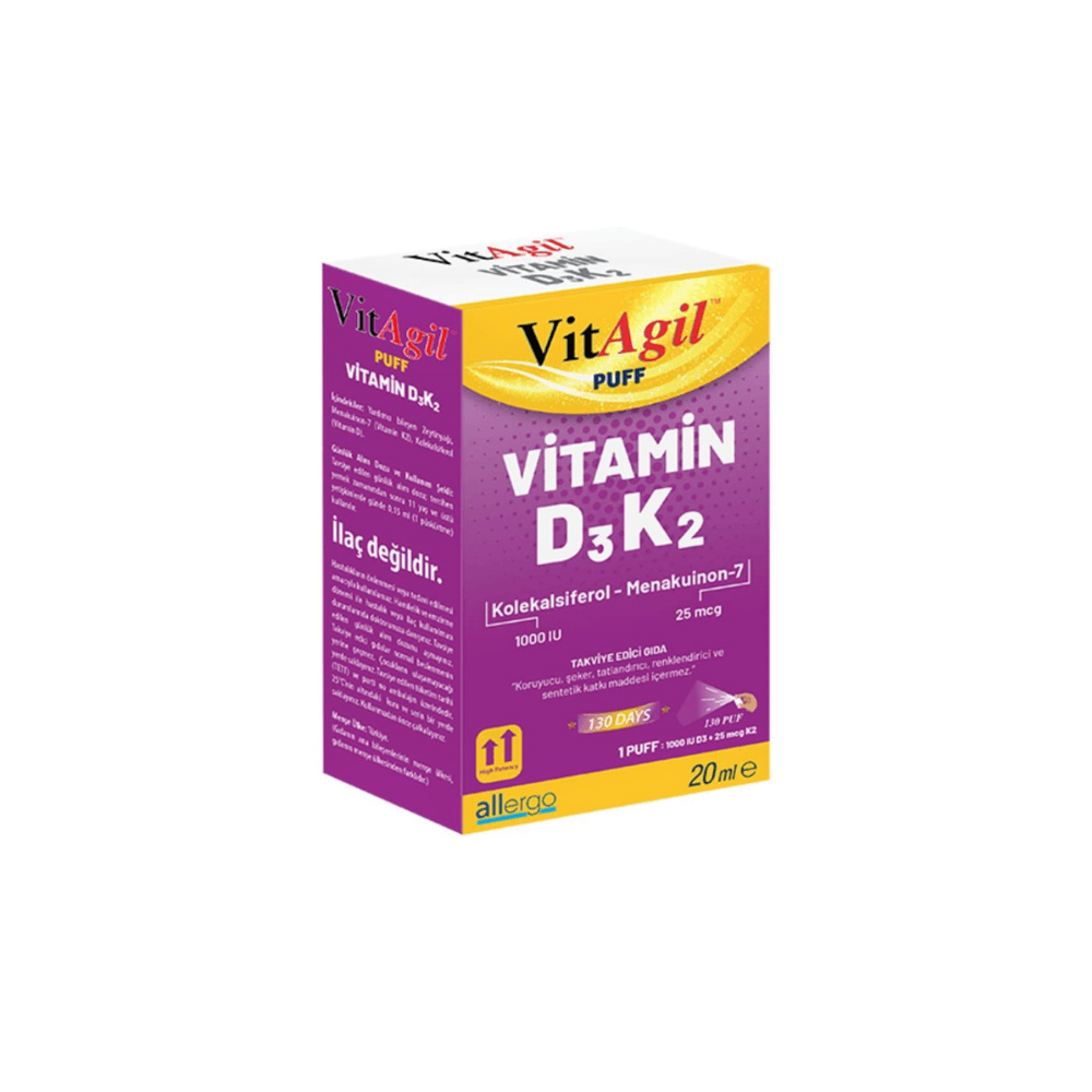 Vitagil Puff Vitamin D3K2 Sprey 20 ml