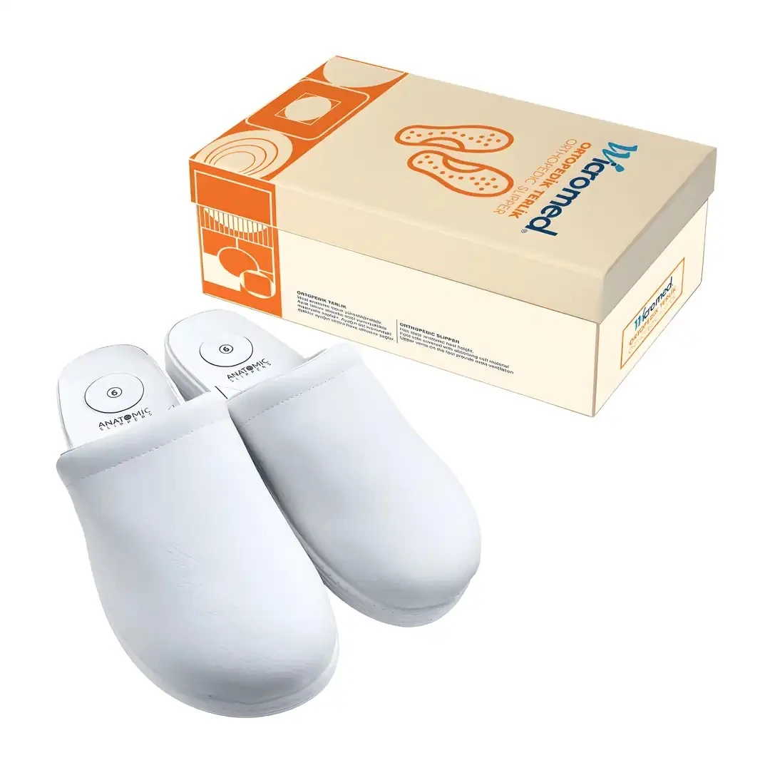 Wicromed Erkek Sabo Ortopedik Terlik Beyaz No: 41