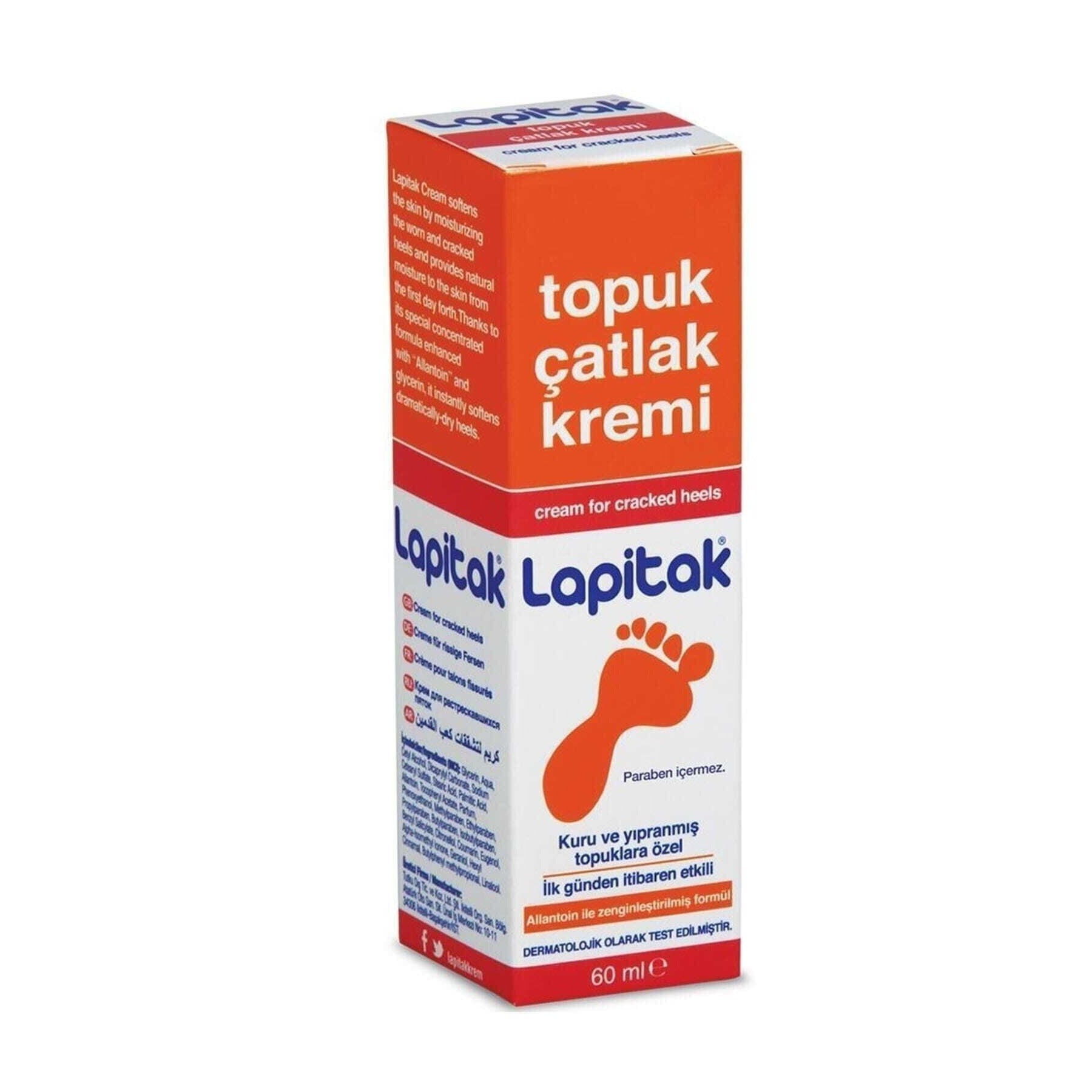 Lapitak Topuk Çatlak Kremi 60 ml