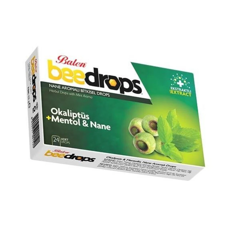 Balen Nane Aromalı Bitkisel Drops 24'lü