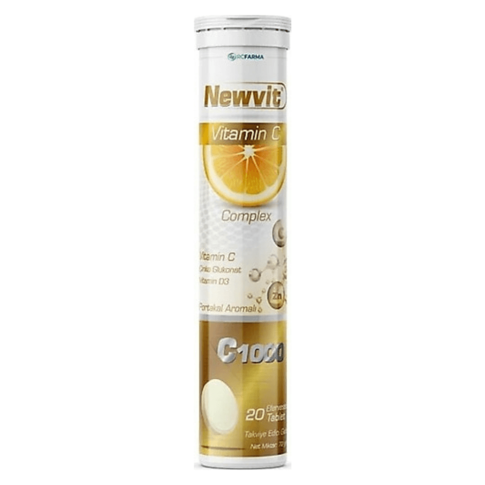 Newvit Vitamin C Complex Efervesan Tablet 20'Li