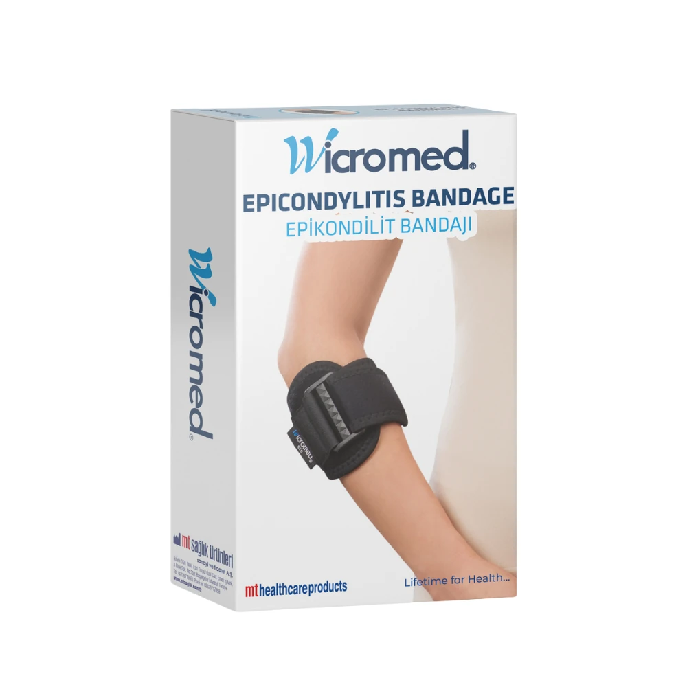Wicromed Epikondilit Bandajı Siyah Standart