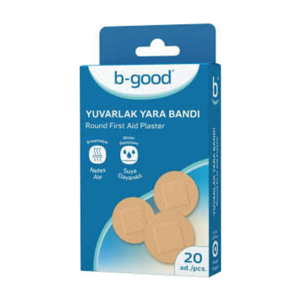 B-Good Yara Bandı Yuvarlak 20'li