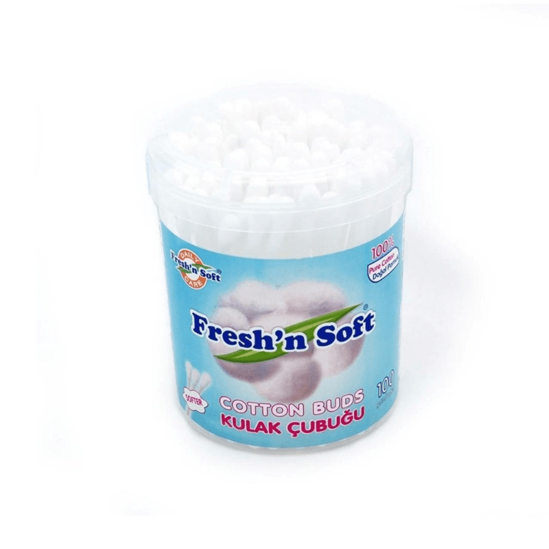 Fresh'n Soft Body Care Kulak Çubuğu Silindir 100'lü