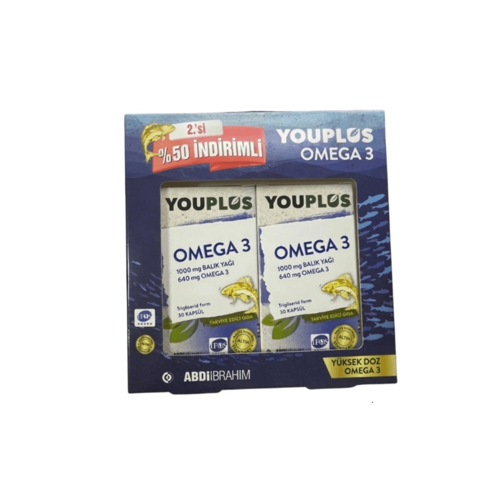 Youplus Omega-3 30 Kapsül Kofre – 2.si %50 İndirimli