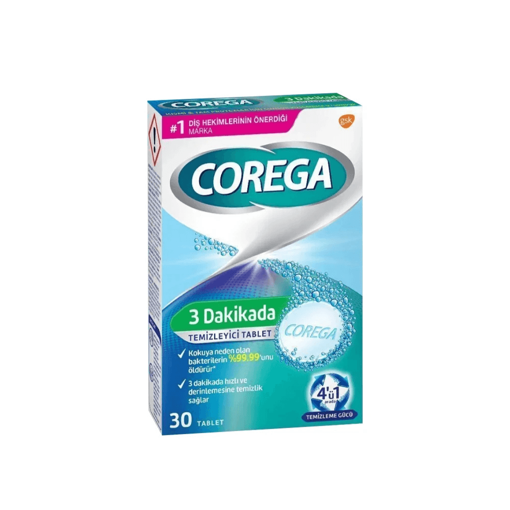 Corega Diş Protezi Temizleyici 30 Tablet