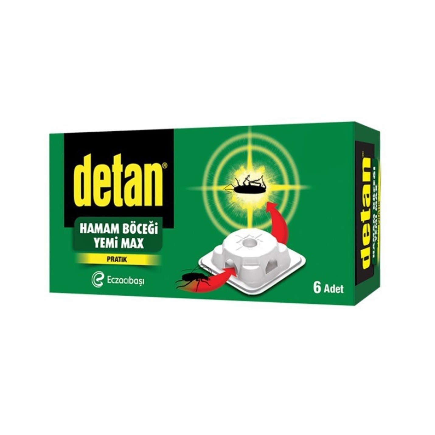Detan Hamam Böceği Yemi Max Pratik 6'lı