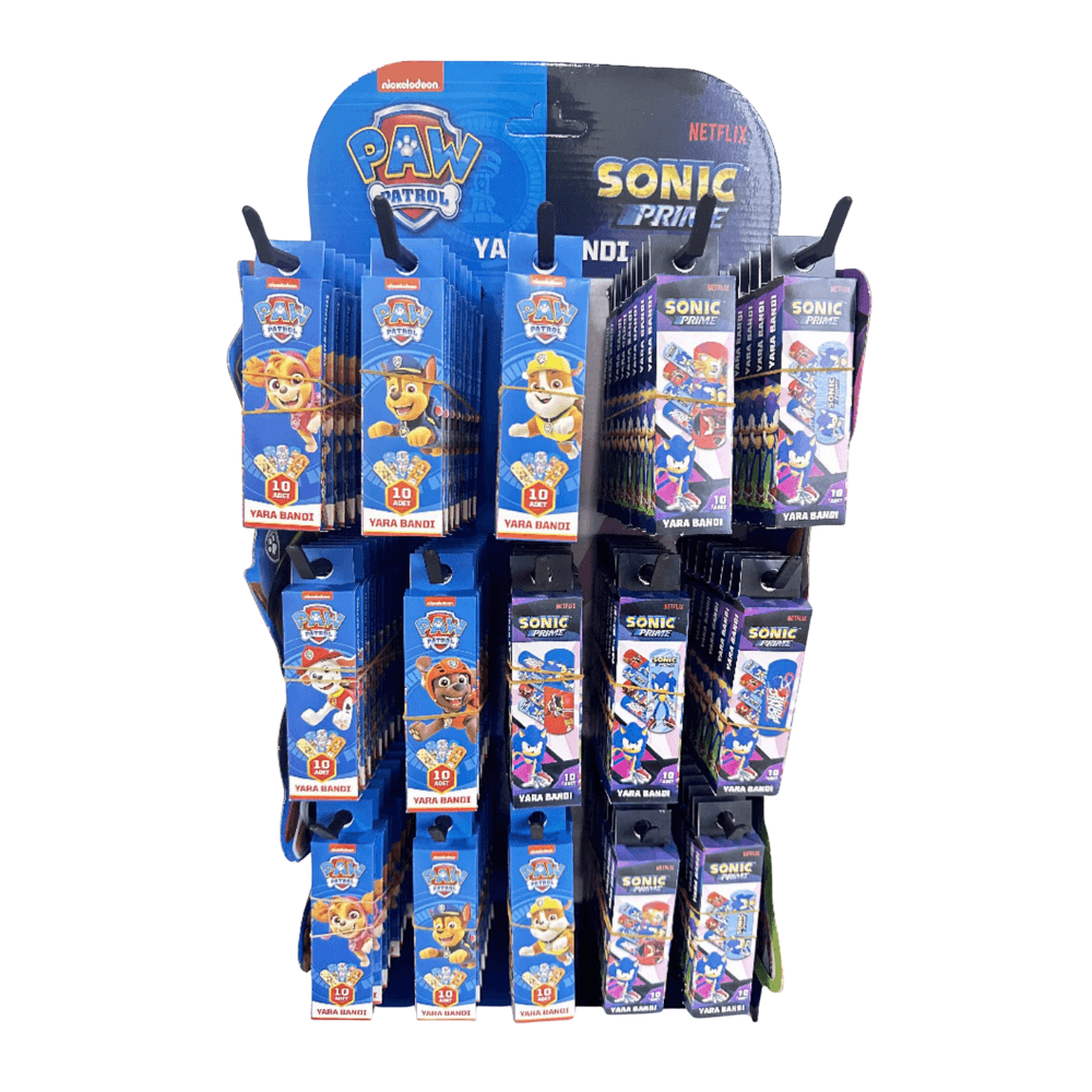 Paw Patrol Sonic Yara Bandı 120'li Stand