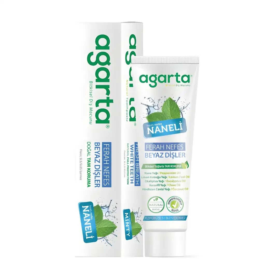 Agarta Naneli Doğal Diş Macunu 100 ml