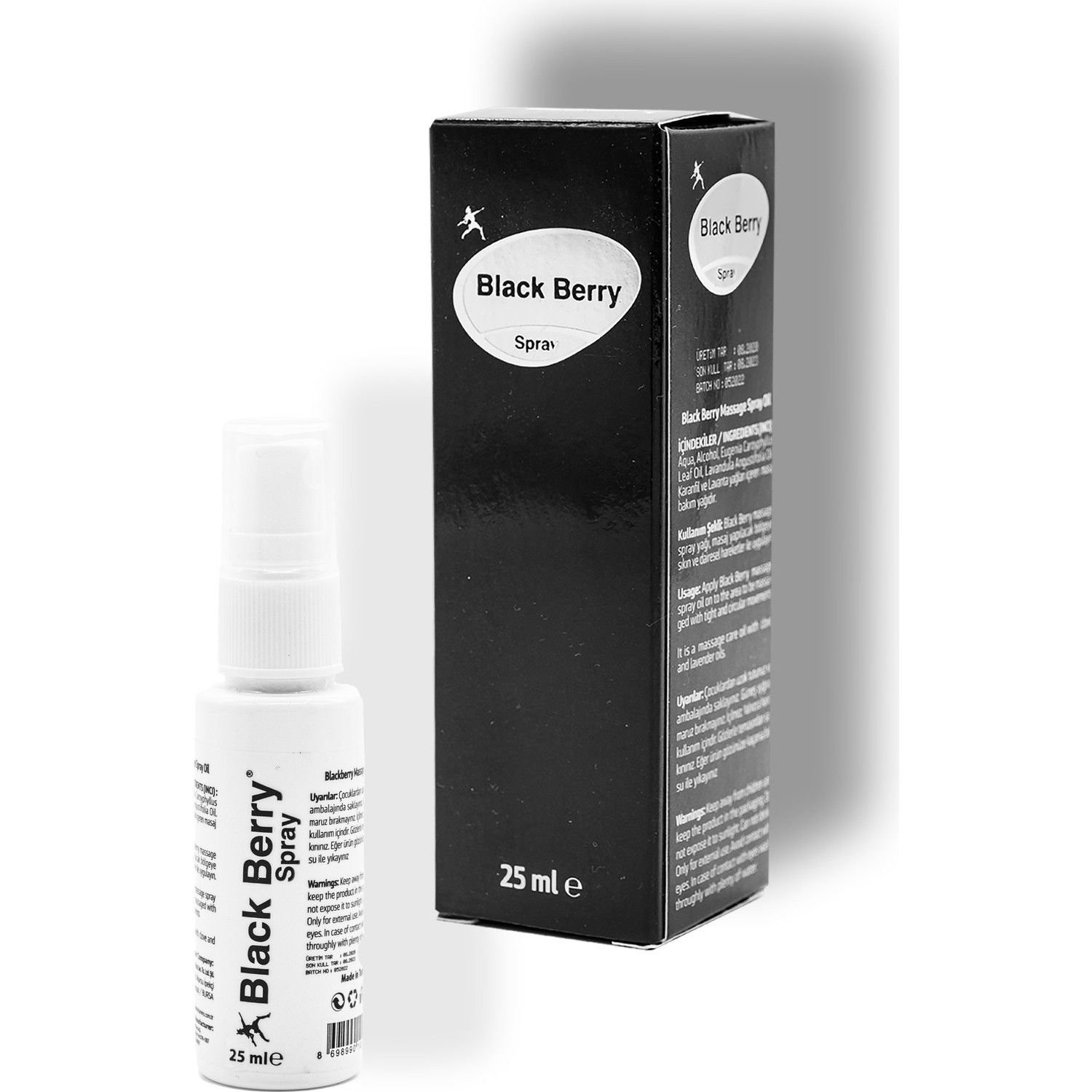 Black Berry Geciktirici Masaj Spreyi 25 Ml