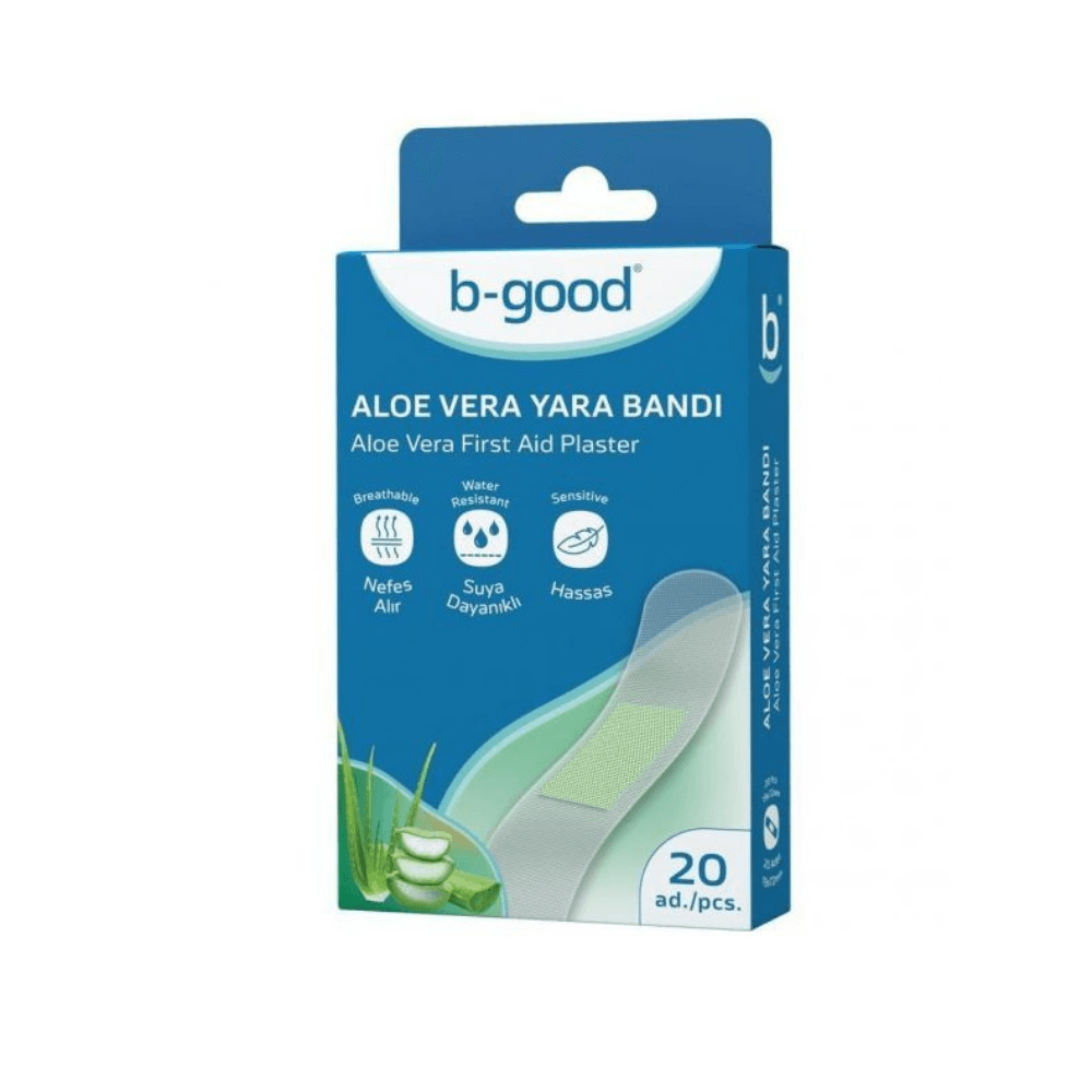 B-Good Aloe Vera Suya Dayanıklı Yara Bandı 20'li
