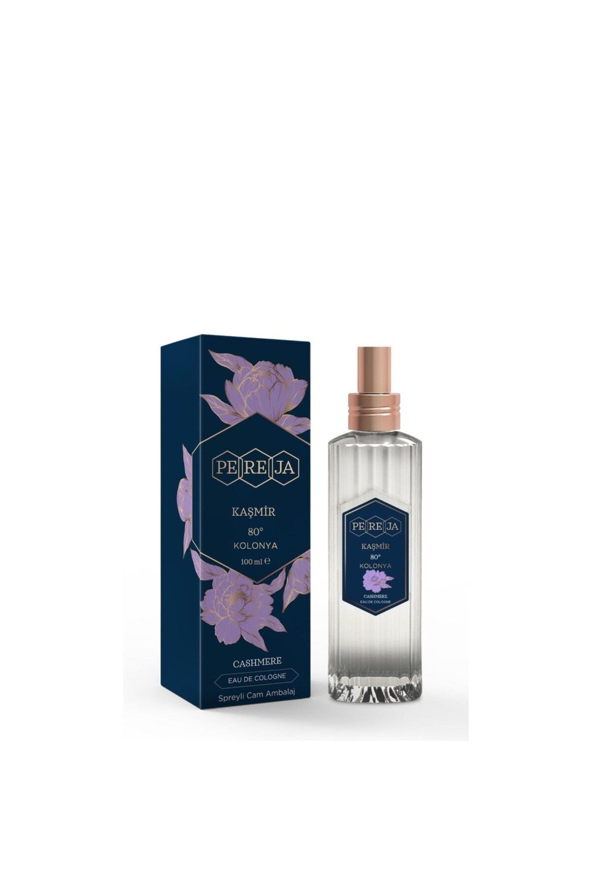 Pereja Spreyli Cam Şişe Kaşmir Kolonya 100 Ml