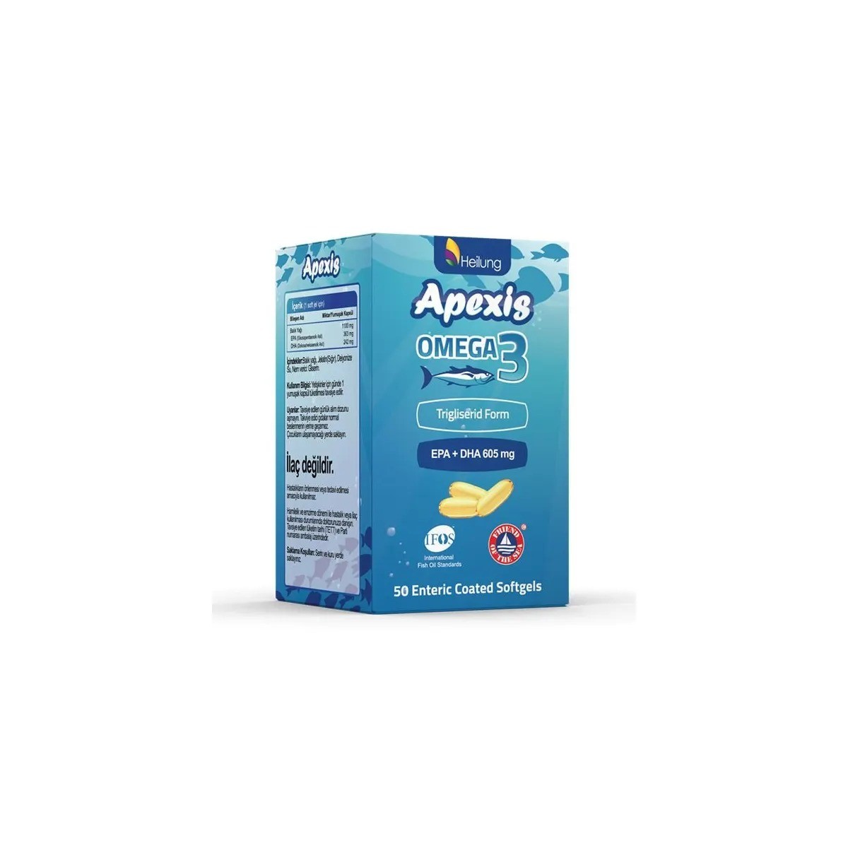Apexis Balık Yagı 30 Soft Jel