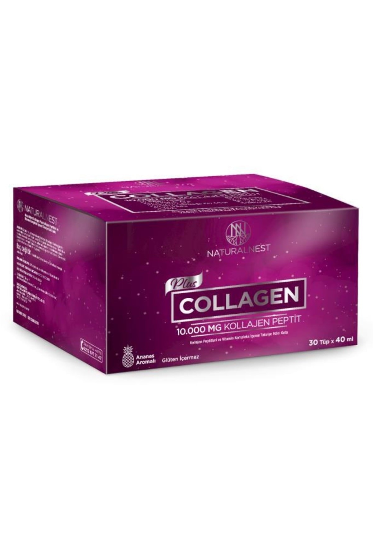 Naturalnest Collagen Plus Ananas Aromalı 30 Tüp 40 ML