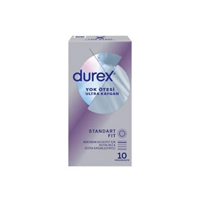 Durex Yok Ötesi Ultra Kaygan Prezervatif 10'Lu