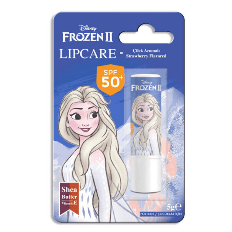 Disney Frozen II Dudak Koruyucu Lip Care Çilek Beyaz