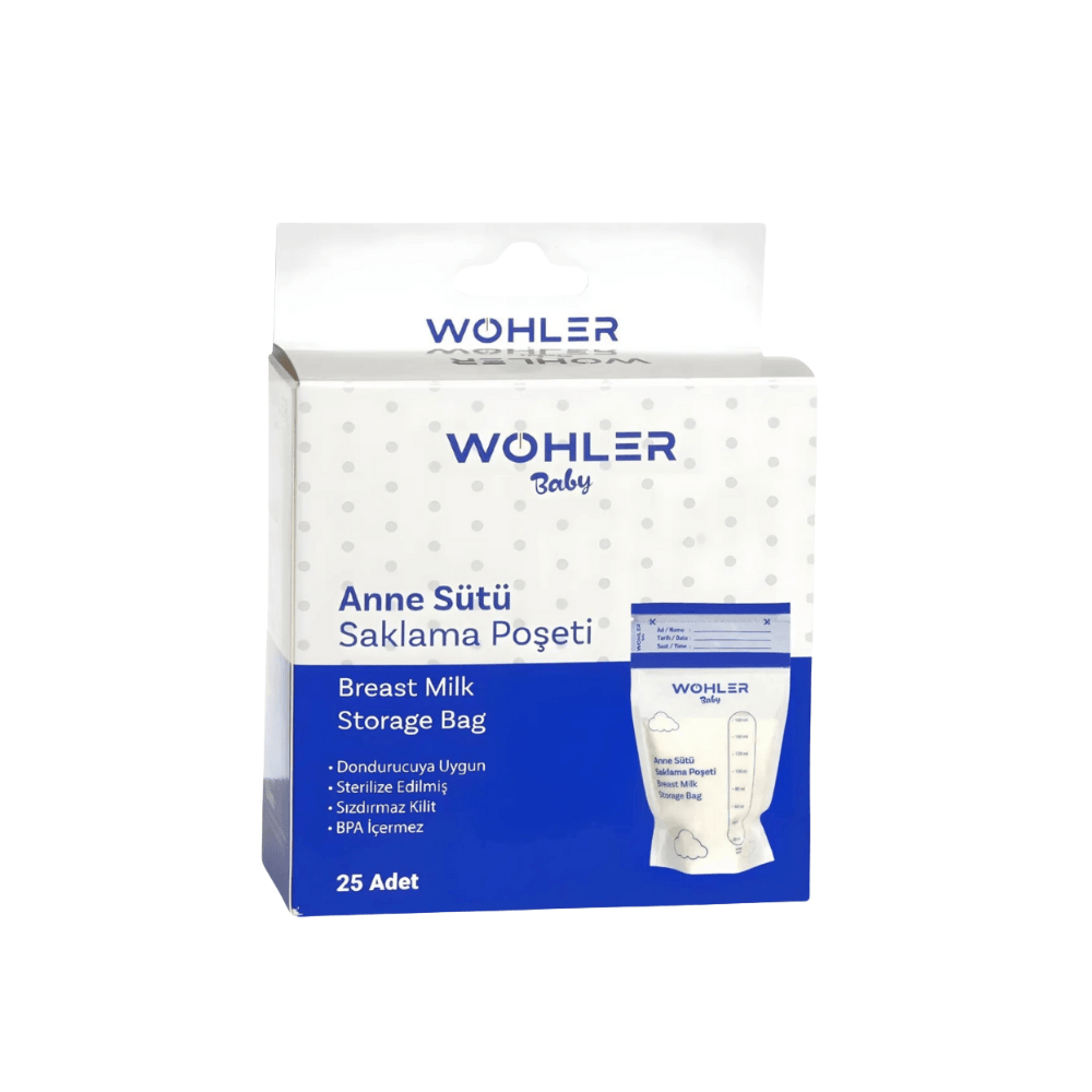 Wohler Baby Anne Sütü Saklama Poşeti 25'li