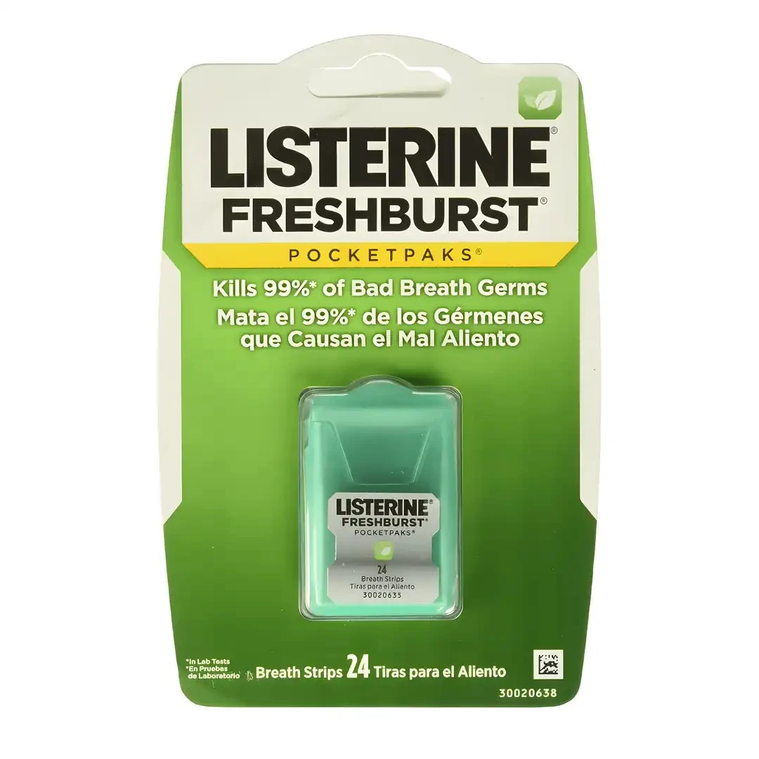 Listerine Fresh Burst Pocketpaks Nefes Şeritleri 24 Adet