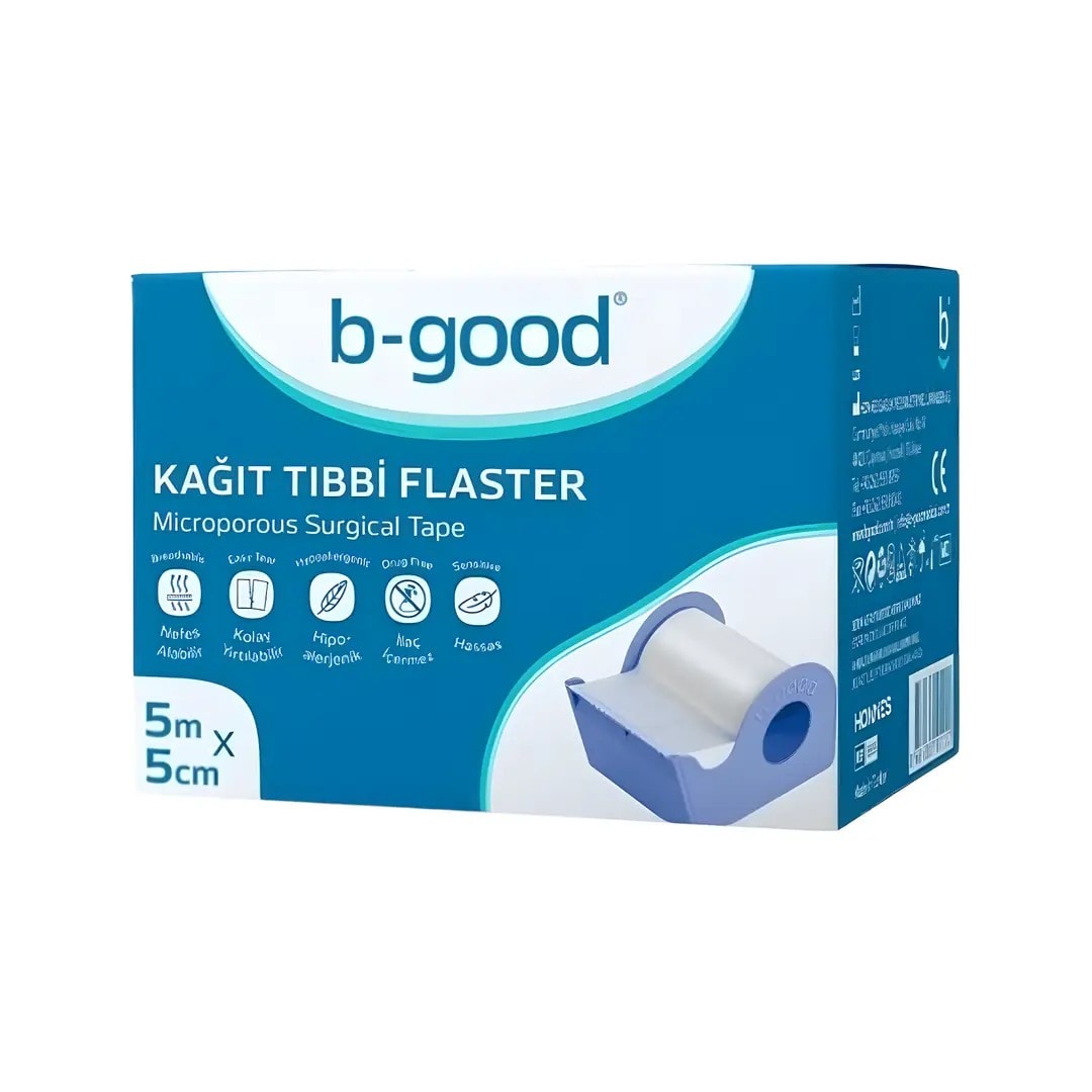 B-Good Kağıt Tıbbi Flaster 5 m x 5 cm