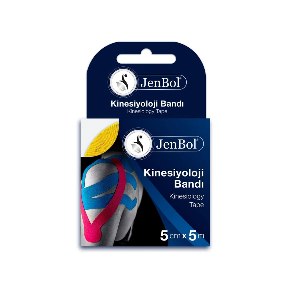 Jenbol Kinesiology Tape Ağrı Bandı 5 cm x 5 m - Sarı