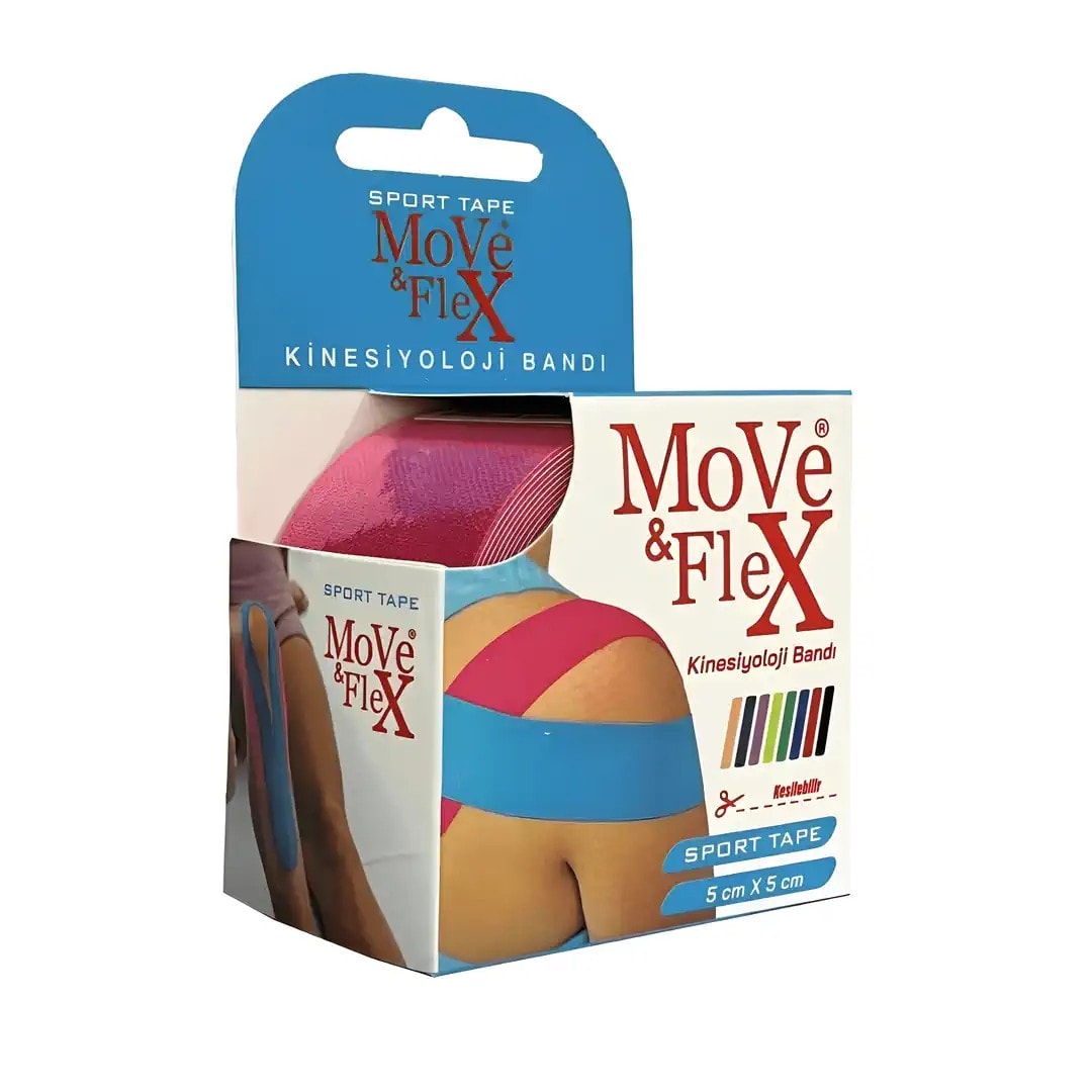 Move&Flex Kinesiology Bandı Pembe