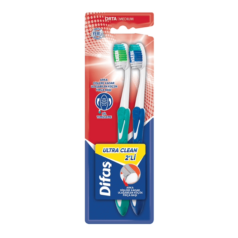Difaş Ultra Clean 2 Li Diş Fırçası