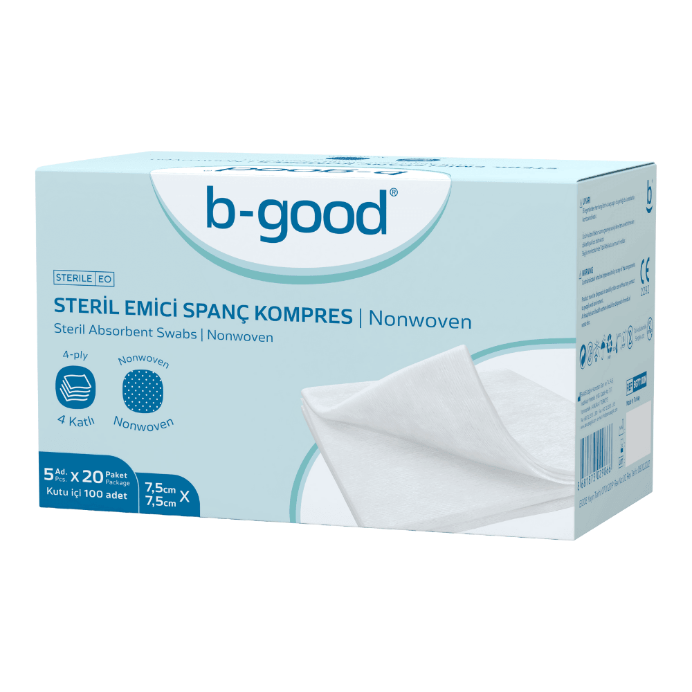B-Good NW Steril Emici Spanç Kompres 100'lü