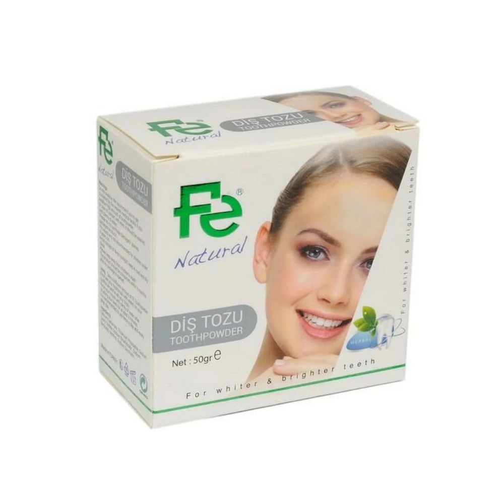 Fe Beyazlatıcı Diş Tozu Smokers Naneli 50 gr