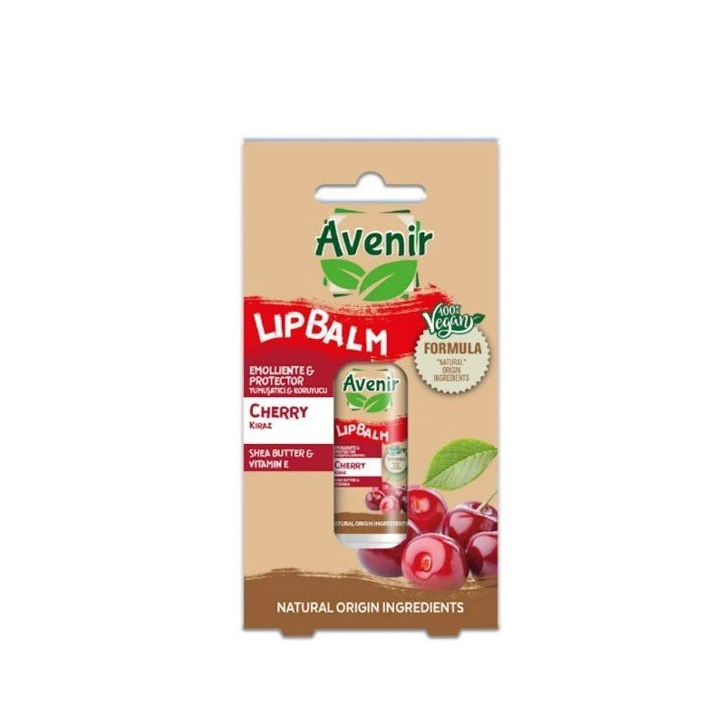Avenir Stick Lip Balm Vegan Cherry