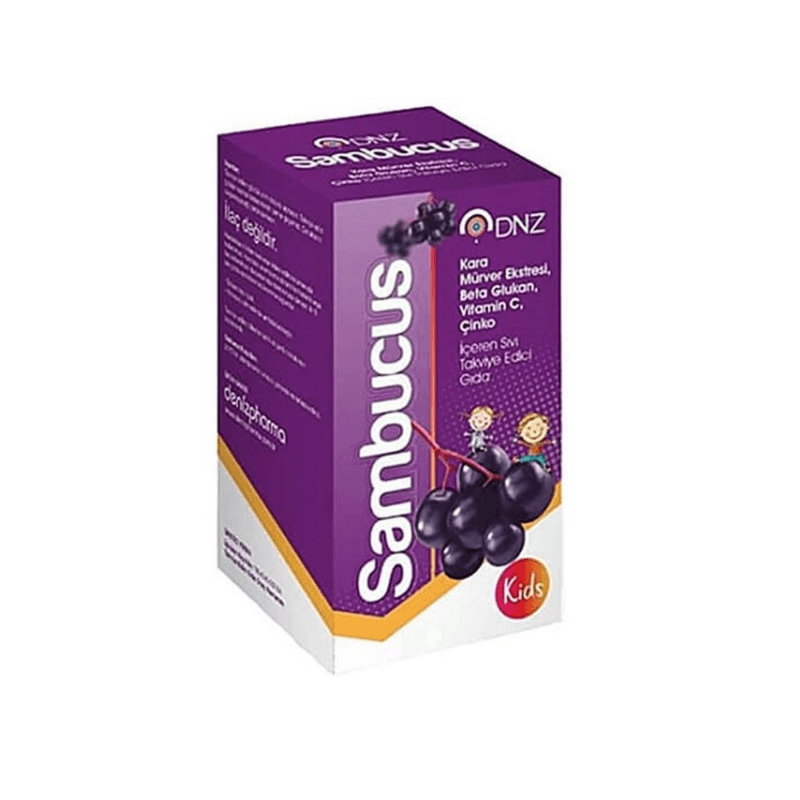 DNZ Sambucus Kara Mürver Şurup 125 ml