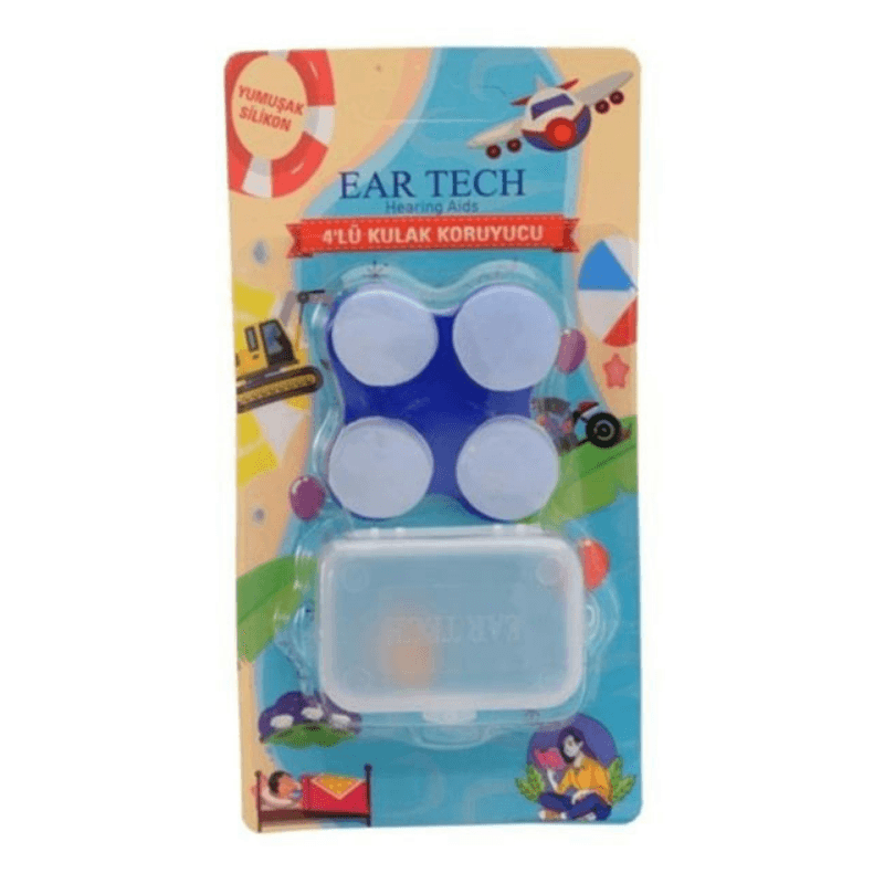Ear Tech Kulak Tıkacı Silikon 4'Lü