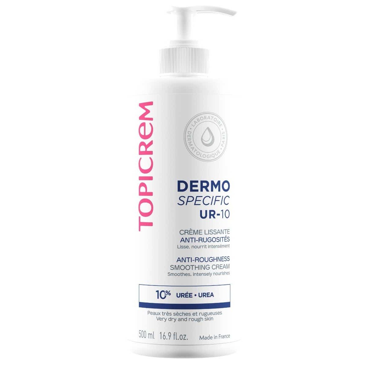 Topicrem UR-10 Anti-Roughness Smoothing Cream 500 ml