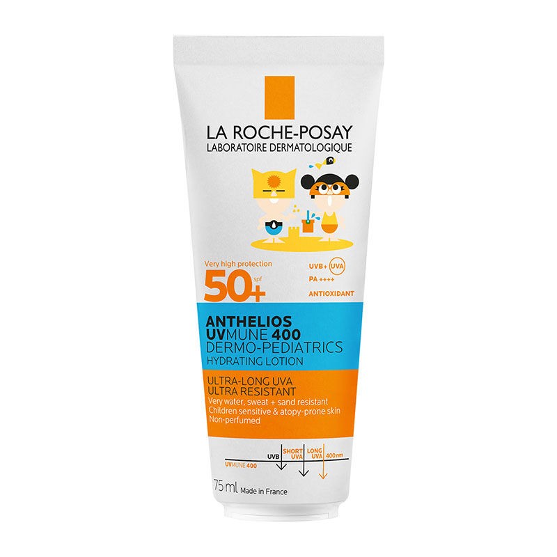 La Roche Posay Anthelios Dermo Pediatrics UVmune400 SPF50+ Hassas Ciltler ve Çocuklar İçin Güneş Koruyucu Vücut Sütü 75 ml