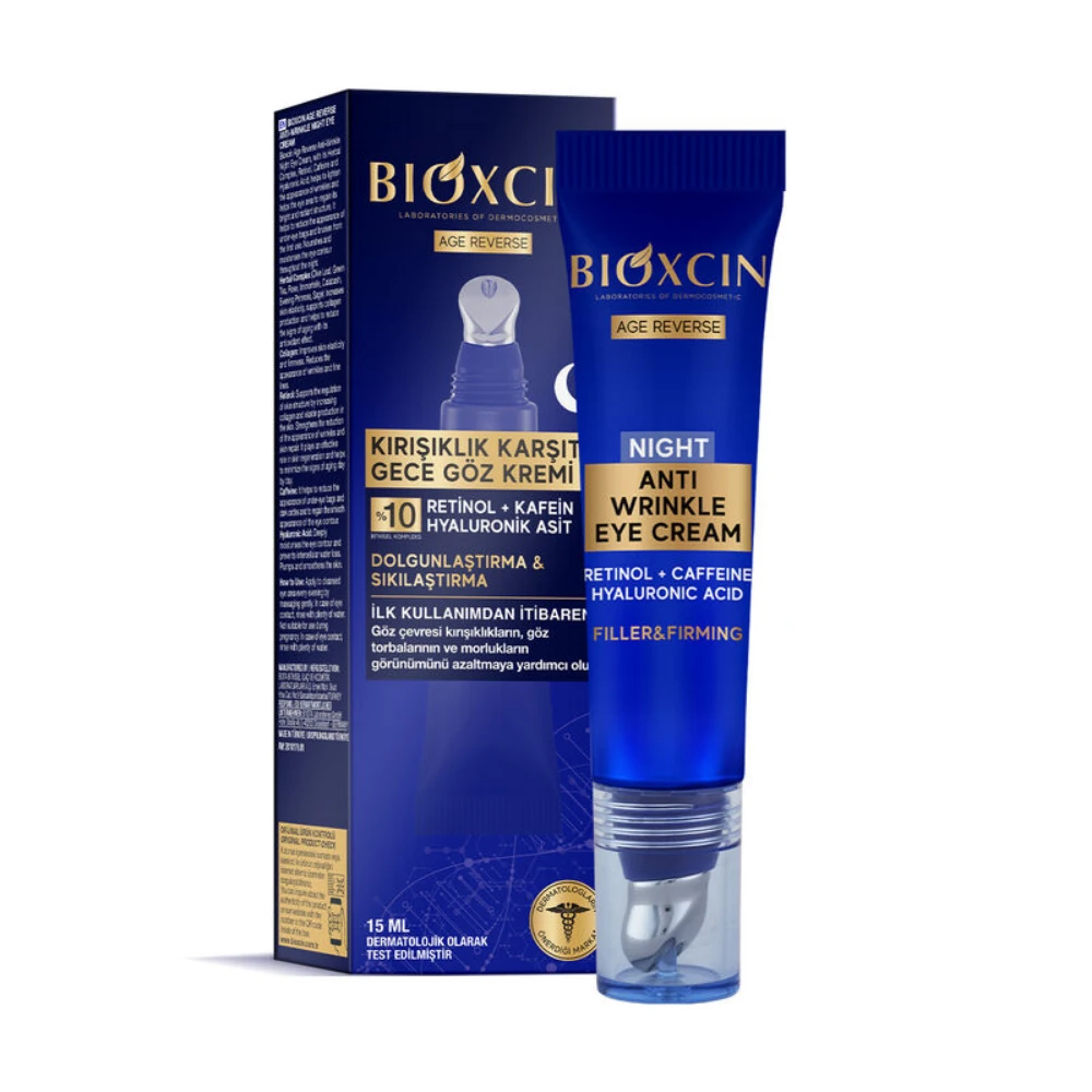 Bioxcin Age Reverse Kırışıklık Karşıtı Gece Göz Kremi 15 ml