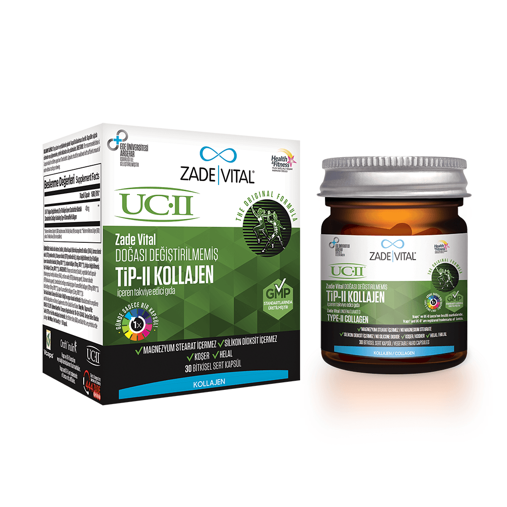 Zade Vital UC-II Tip-II Kolajen 30 Kapsül
