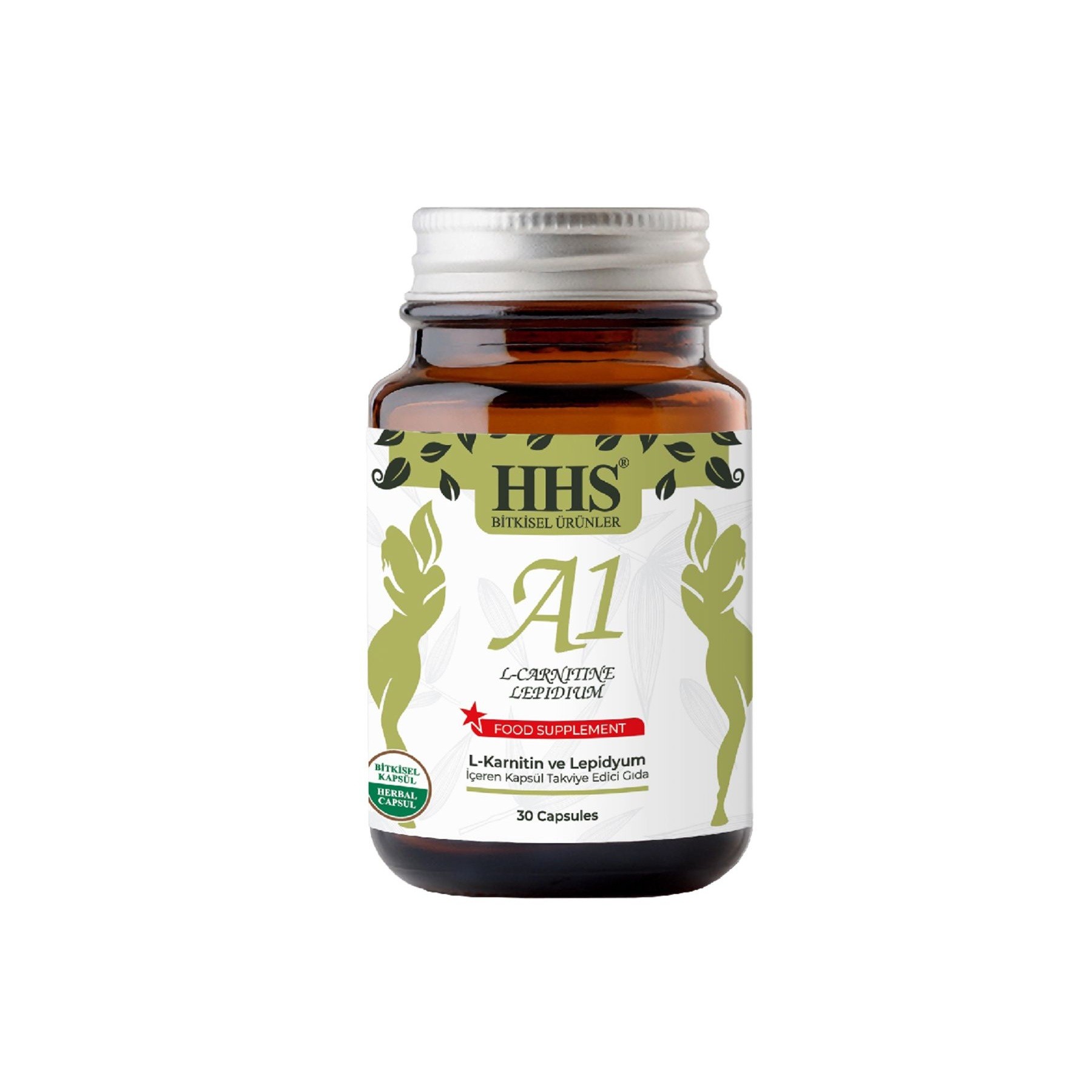 HHS A1 L-Carnitine Lepidium Bitkisel 30 Kapsül