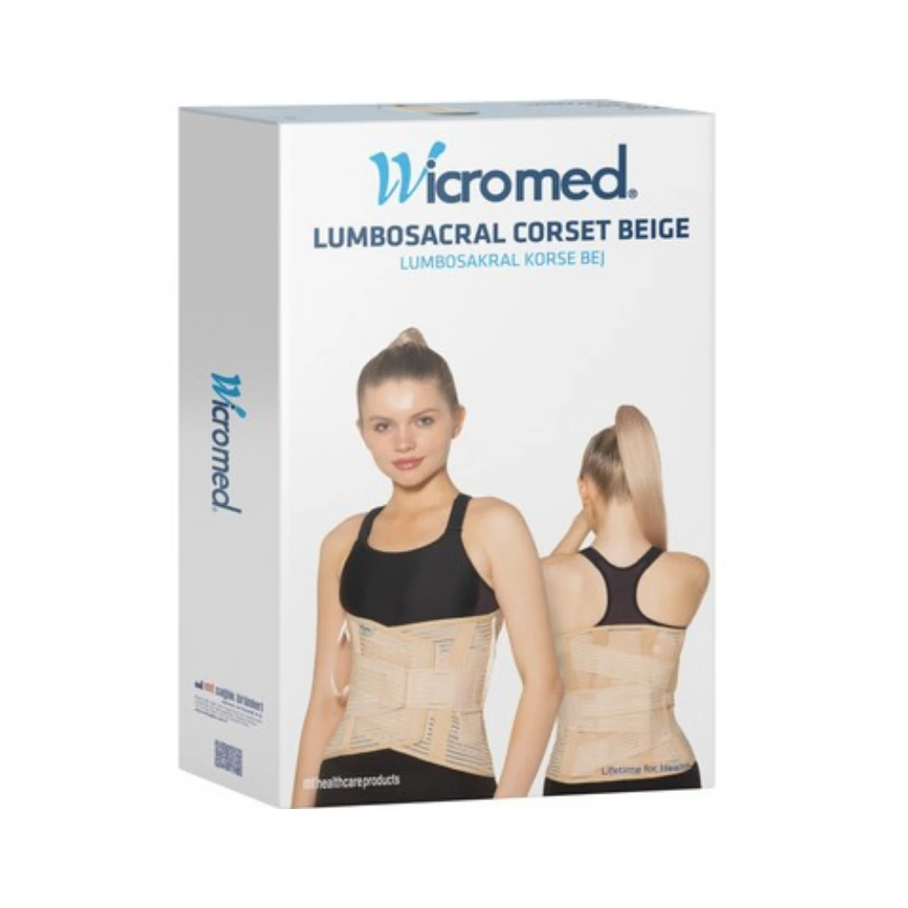 Wicromed KORSE LUMBOSAKRAL 32 CM BEJ STD 1-90 CM