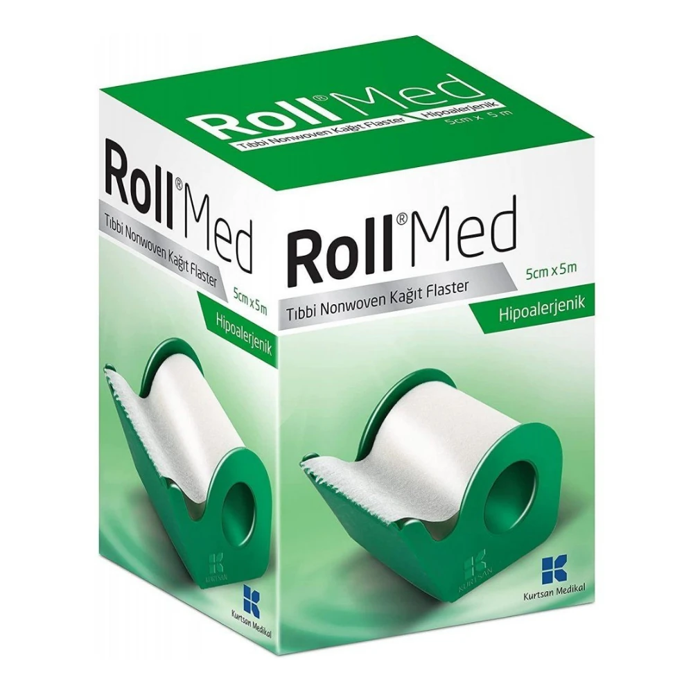 Roll Med Tıbbi Nonwoven Kağıt Flaster 5cm x 5m