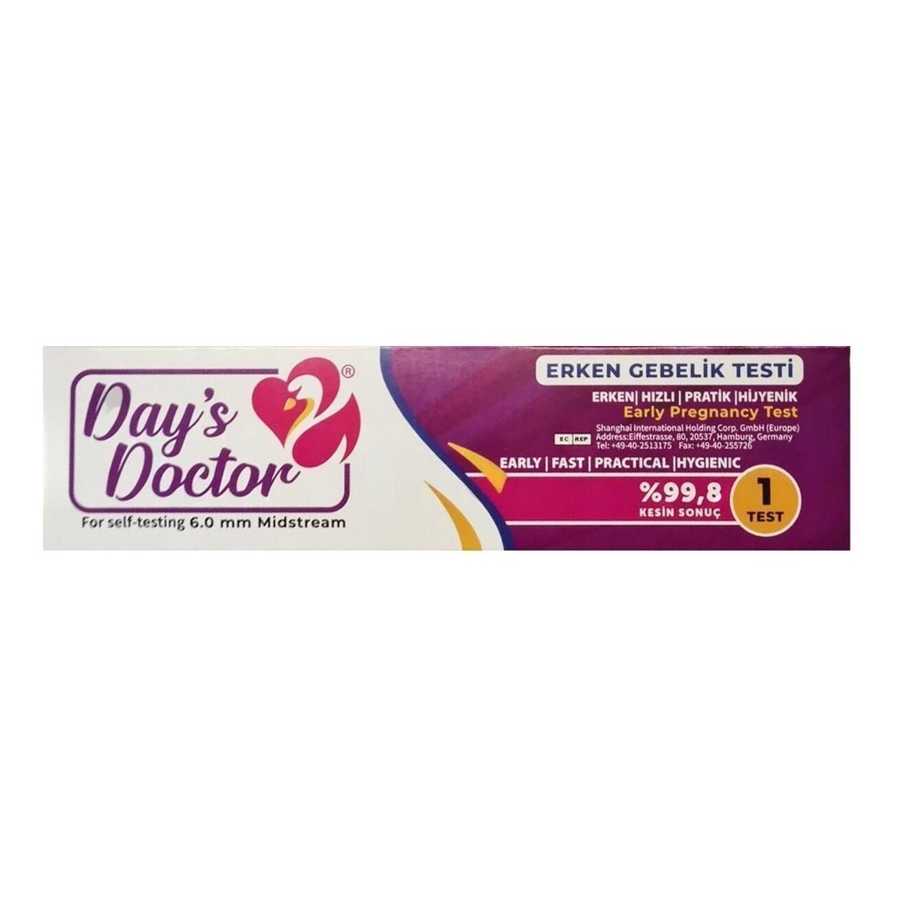 Days Doctor Erken Gebelik Testi